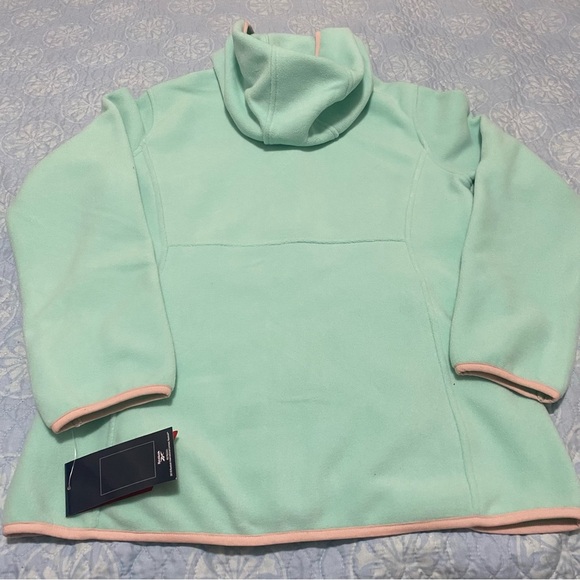 Reebok Womens Mint Fleece  Outerwear Fleece Jacket Coat Size Large - Picture 3 of 9